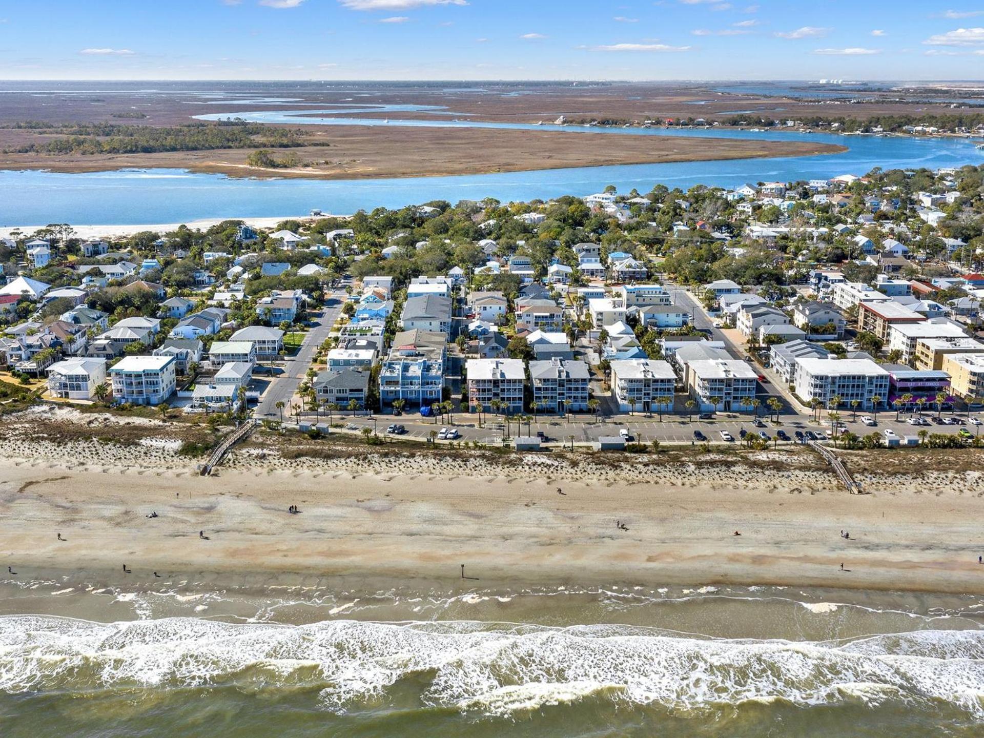 Once Upon A Tide Villa Tybee Island Bagian luar foto